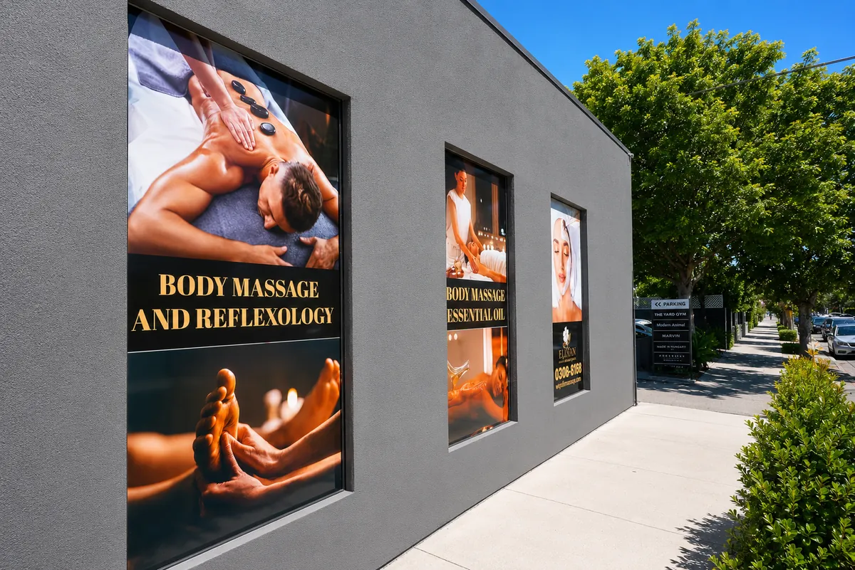 Street view of Elation Massage & Spa on Beverly Boulevard, Los Angeles